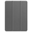 Pouzdro pro iPad Pro 11" 2024 (5 gen.), Smartcase s prostorem pro stylus, šedé