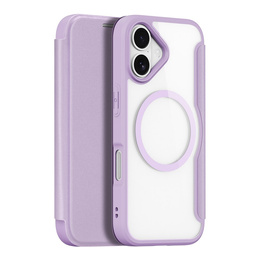 Pouzdro Dux Ducis pro iPhone 17, Skin X Pro, s klopou, pro MagSafe, fialové
