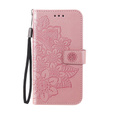 Klopové pouzdro pro Oppo Reno5 Z / A94 / A95 5G, Mandala, růžové rose gold