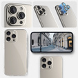 2x ERBORD OPTIK Pro tvrzené sklo pro fotoaparát iPhone 16 Pro/16 Pro Max / 15 Pro/15 Pro Max/14 Pro/14 Pro Max, titan