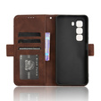 Klopové pouzdro pro Infinix Hot 50 Pro+ 4G, Card Slot, hnědé