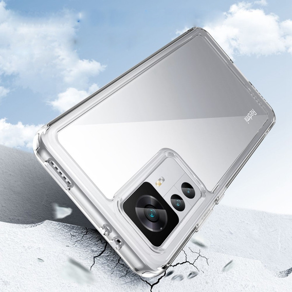 Pouzdro pro Xiaomi 12T Pro 5G, Fusion Hybrid, průhledné