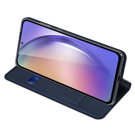 Pouzdro Dux Ducis pro Samsung Galaxy A55 5G, Skinpro, námořnicky modré