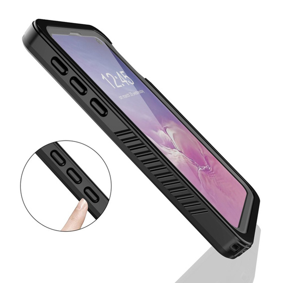 Vodotěsné pouzdro IP68 pro Samsung Galaxy S10e, černé