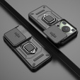Pouzdro pro Huawei Pura 70 Ultra, KickStand Camera Lens, černé