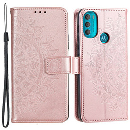 Klopové pouzdro pro Motorola Moto G71 5G, Mandala, modré