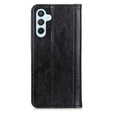 Pouzdro pro Samsung Galaxy A26, Wallet Litchi Leather, černé