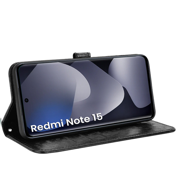 Pouzdro s klopou Wallet Rhombus pro Xiaomi Redmi Note 15 5G / Poco M8 5G