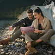 Pancéřové pouzdro pro Galaxy Tab A9+ Plus, Dexnor Full Body, růžové