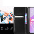Klopové pouzdro pro Infinix Hot 30, Crazy Horse Wallet, černé