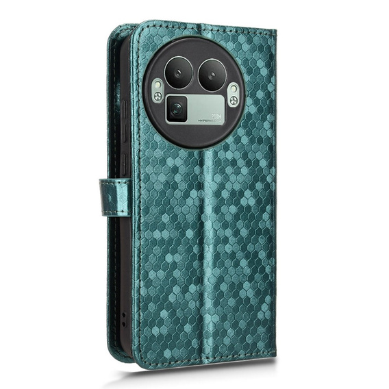 Pouzdro s klopou Wallet Rhombus pro Realme GT 8 Pro