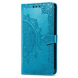 Klopové pouzdro pro Oppo A98 5G, Mandala, modré