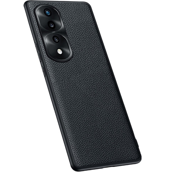 Kožené pouzdro pro Honor 70 5G, leather hybrid, černé