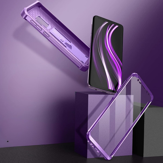 Pancéřové pouzdro pro Samsung Galaxy S9, Dexnor Full Body, fialové