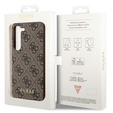 Pouzdro GUESS pro Samsung Galaxy A55, 4G Charms Collection Hardcase, hnědé