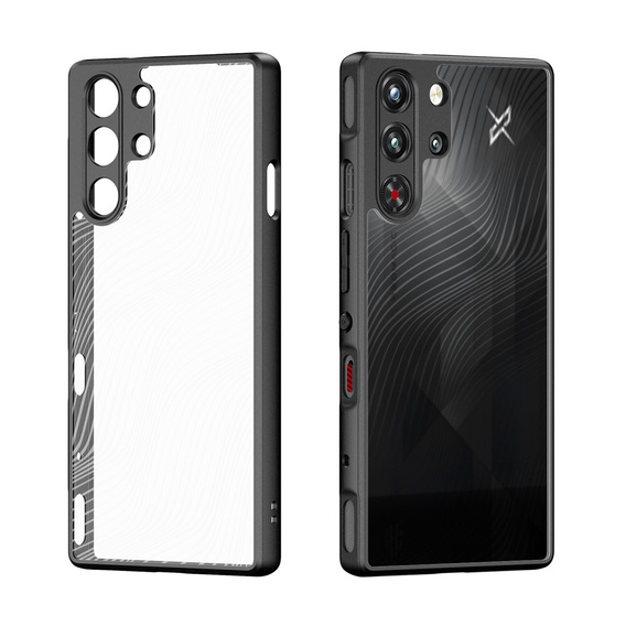 Pouzdro DuxDucis pro ZTE nubia Red Magic 10 Pro / 10 Pro+ 5G, Aimo case, transparentní / černé