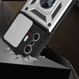 Pouzdro pro Xiaomi 11T / 11T Pro, CamShield Slide, stříbrné