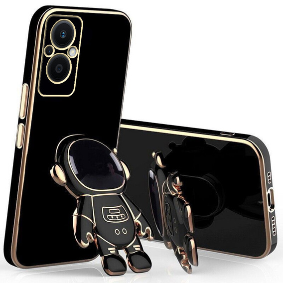 Pouzdro pro Oppo Reno7 Lite 5G, Astronaut, černé
