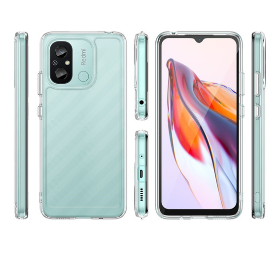 Pouzdro pro Xiaomi Redmi 12C, Fusion Hybrid, průhledné