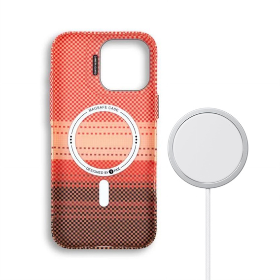 Pouzdro iPhone 14 Pro, Frame Kickstand, pro MagSafe, Sunset Orange