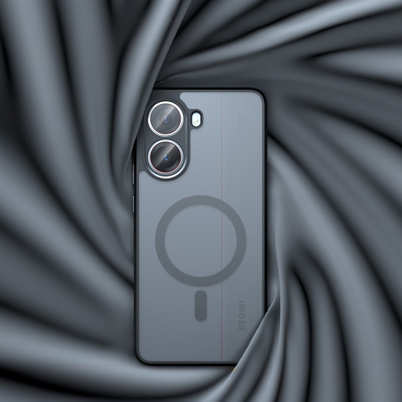 Pouzdro pro Xiaomi Poco X7 Pro 5G, pro MagSafe, ERBORD Matt Case, černý