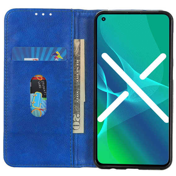 Flipové pouzdro pro Oppo Reno8 T, Split Leather, modré