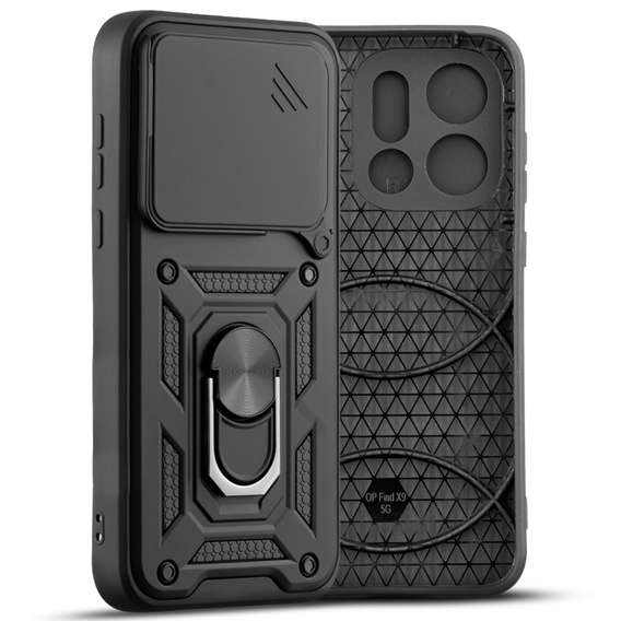 Pouzdro CamShield Slide s krytem fotoaparátu a kroužkem pro Oppo Find X9