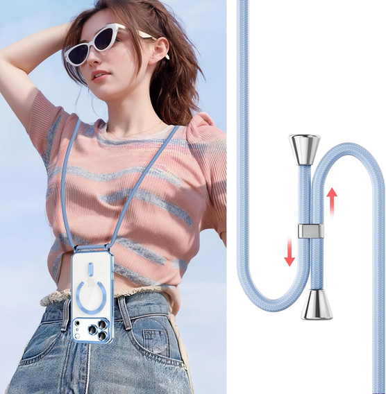 Pouzdro Electro MagSafe + šňůrka na krk pro iPhone 17 Pro Max