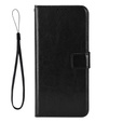 Klopové pouzdro pro Oppo A5 5G / A5m, Crazy Horse Wallet, černé