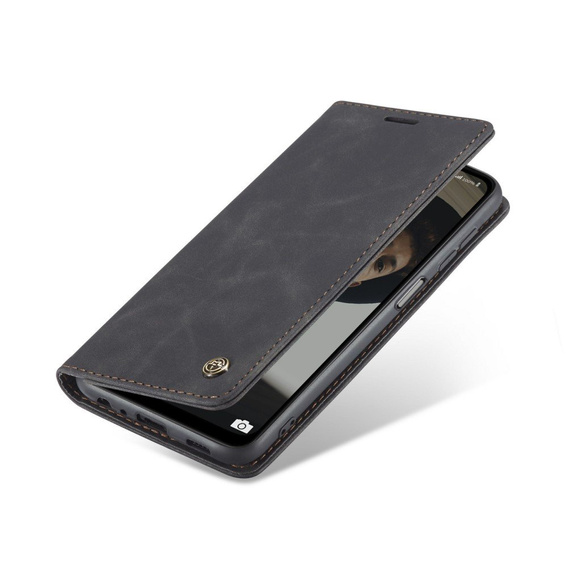 Pouzdro CASEME pro Samsung Galaxy A32 5G, Leather Wallet Case, černé