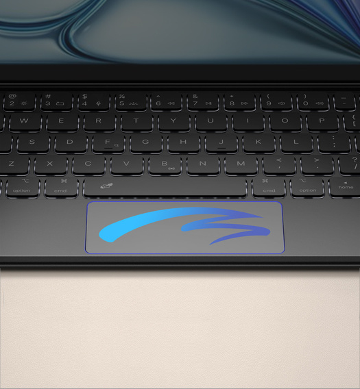 Pouzdro s klávesnicí pro iPad Air 11" 2025/2024 (7/6 gen.) / Air 10,9" 2022/2020 (5./4. generace) / Pro 11" 2022/2021/2020/2018 (4./3./2./1. generace), Dexnor Magnetic Keyboard Touchpad