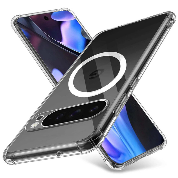 Pouzdro pro Google Pixel 9 Pro XL, Dropproof MagSafe, průhledné