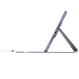 Pouzdro s klávesnicí pro iPad 11" 2025 A16 (11 gen.) / iPad 10.9" 2022 (10 gen.), Rotary 360° Leather, fialové