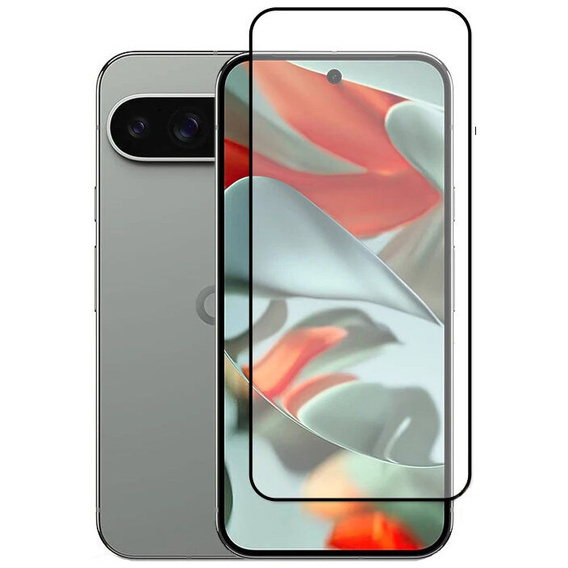 3D tvrzené sklo pro Google Pixel 9 Pro XL, černý rámeček