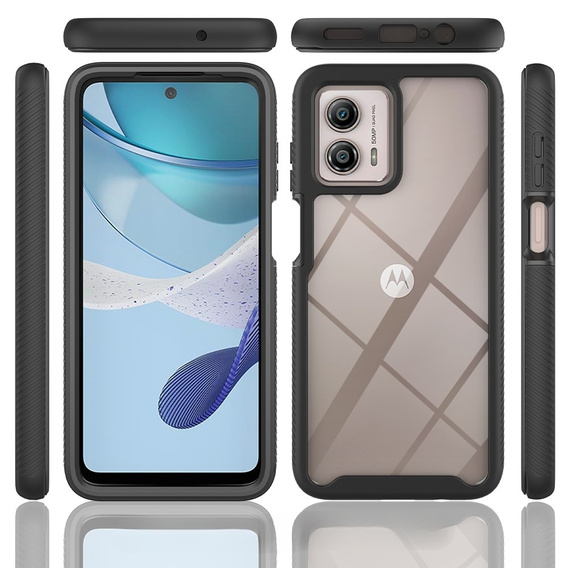 Pouzdro pro Motorola Moto G53 5G, Shockproof, s fólií, černé