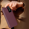 Flipové pouzdro pro Samsung Galaxy A55 5G, Smart View Wallet, červené