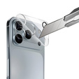 2x tvrzené sklo ERBORD s ostrůvkem pro kameru pro iPhone 17 Pro Max