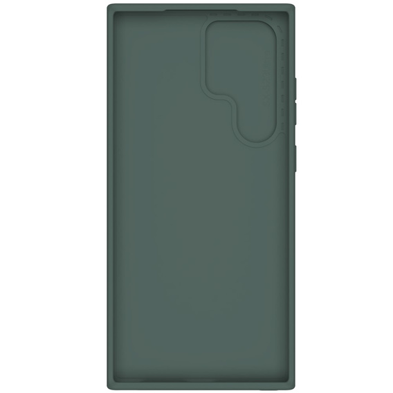 NILLKIN pouzdro pro Samsung Galaxy S23 Ultra, silikonové pouzdro CamShield pro MagSafe, zelené