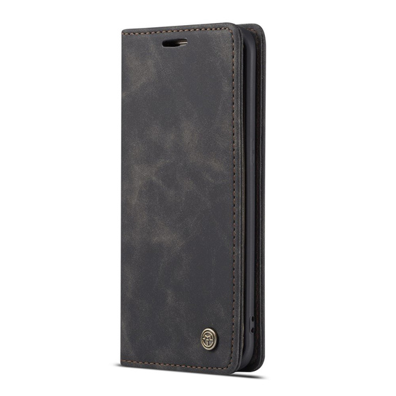 Pouzdro CASEME pro Samsung Galaxy S7 Edge, Leather Wallet Case, černé