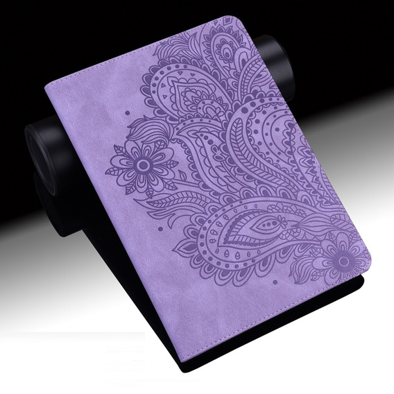 Pouzdro s klopou pro Xiaomi Redmi Pad SE 11", flower, fialové