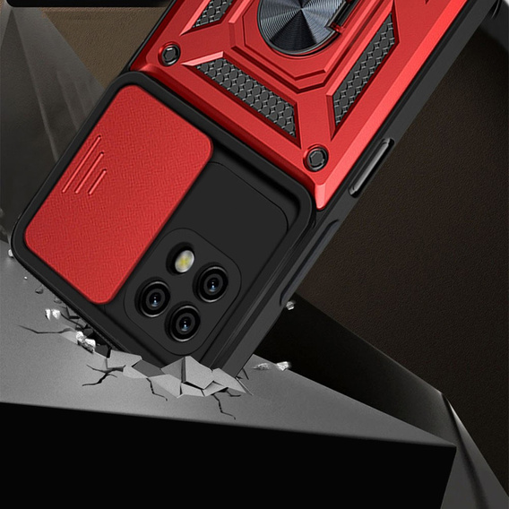 Pouzdro pro Realme C21, CamShield Slide, červené