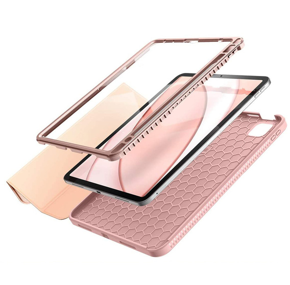 Pouzdro pro iPad Air 4 10.9 2020 / iPad Pro 11 2020 / 2018, Suritch Full Body, růžové rose gold