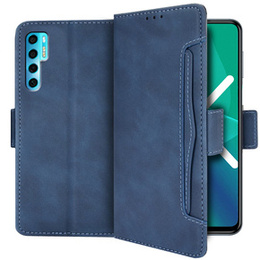 Klopové pouzdro pro TCL 20 Pro 5G, Card Slot, modré