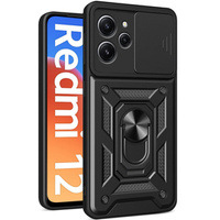 Pouzdro pro Xiaomi Redmi 12, CamShield Slide, černé