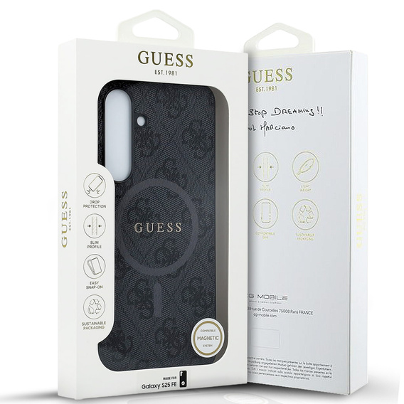 Pouzdro GUESS 4G Ring Classic Logo pro Samsung Galaxy S25 FE