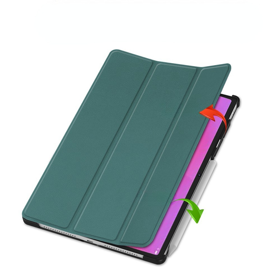 Pouzdro pro Lenovo Yoga Tab Plus, Smartcase, zelené