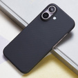 Pouzdro pro iPhone 16 Plus, Aramid Fiber Cover, černé