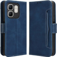 Klopové pouzdro pro Infinix Hot 50i 4G, Card Slot, námořnicky modré