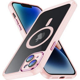 Pouzdro pro iPhone 13, ERBORD Impact Guard, MagSafe, růžové