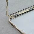 Magnetické pouzdro Dual Glass MagSafe pro iPhone 11, zlaté